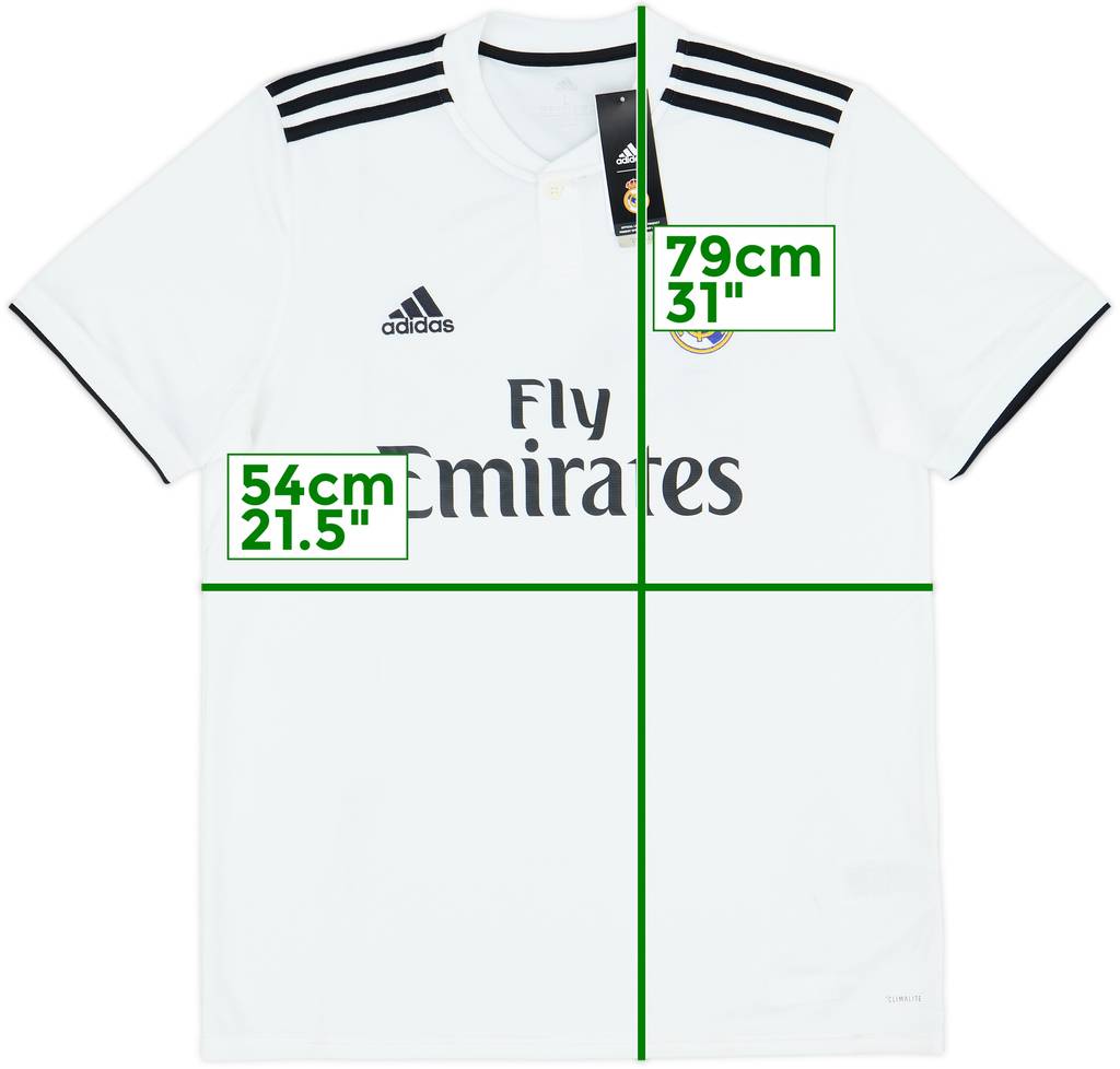 2018-19 Real Madrid Home Shirt (L)