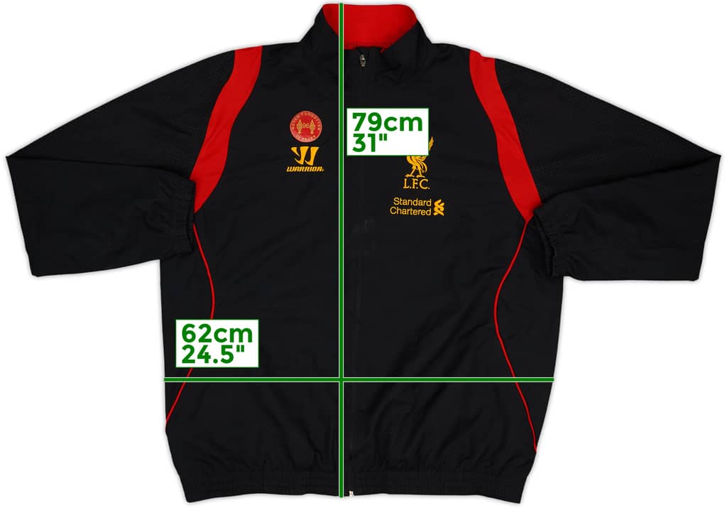 2012-13 Liverpool Warrior Track Jacket - 7/10 - (XL)