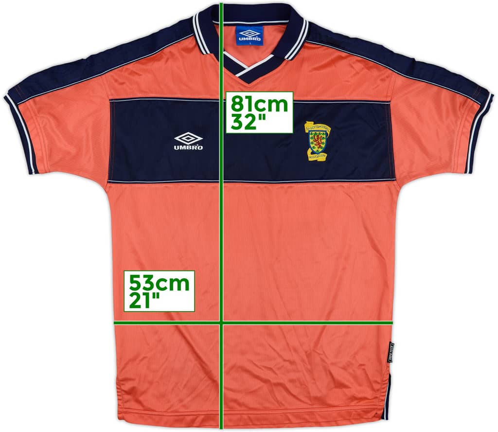 1999-00 Scotland Away Shirt - 10/10 - (L)