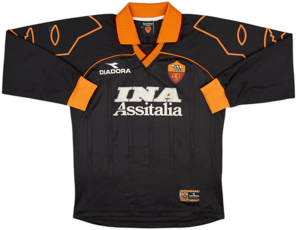 1999-00 Roma Third L/S Shirt - 7/10 - (S)