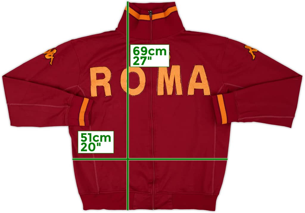 2008-09 Roma Kappa Track Jacket - 8/10 - (M)