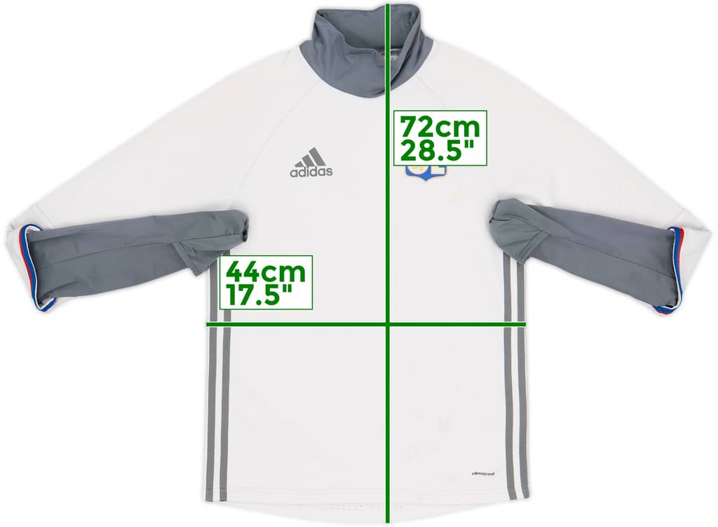 2016-17 Lyon adidas Drill Top - 5/10 - (XS)