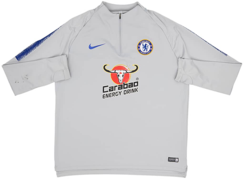 2018-19 Chelsea Nike 1/4 Zip Drill Top - 6/10 - (XL)