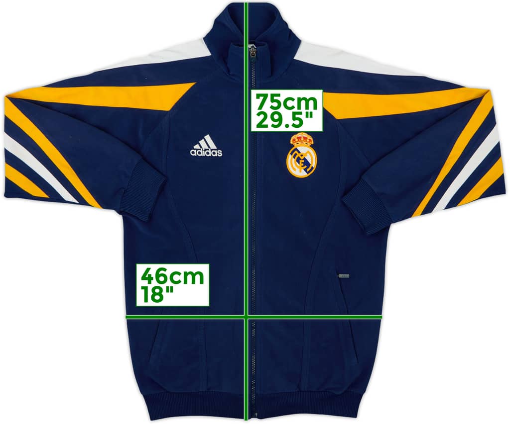 1998-99 Real Madrid adidas Track Jacket - 8/10 - (L.Boys)