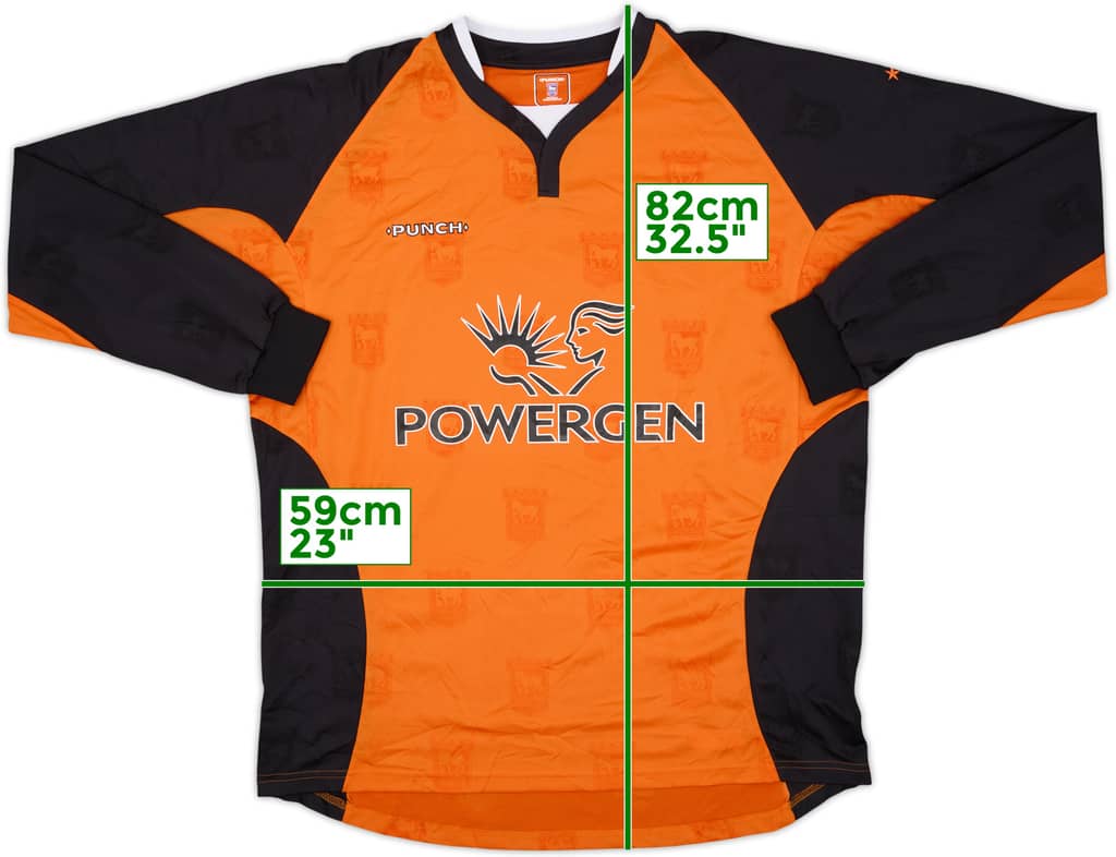 2004-06 Ipswich Away L/S Shirt - 10/10 - (XL)