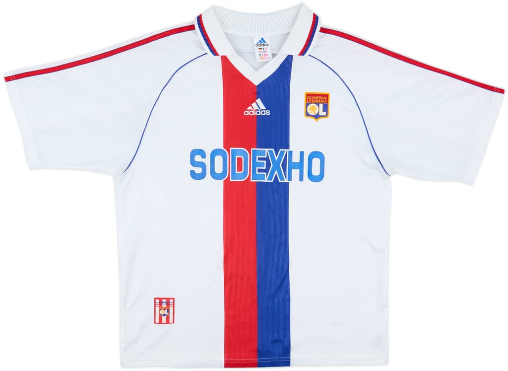 1998-00 Lyon Home Shirt - 8/10 - (L)