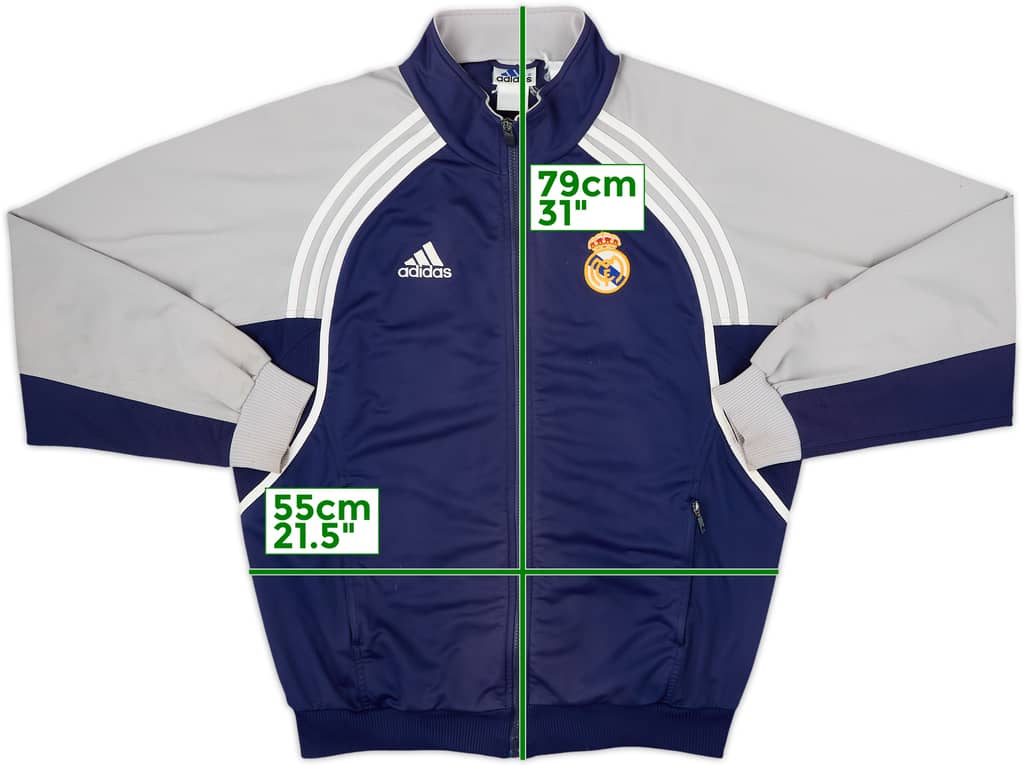 2000-01 Real Madrid adidas Track Jacket - 8/10 - (XL)