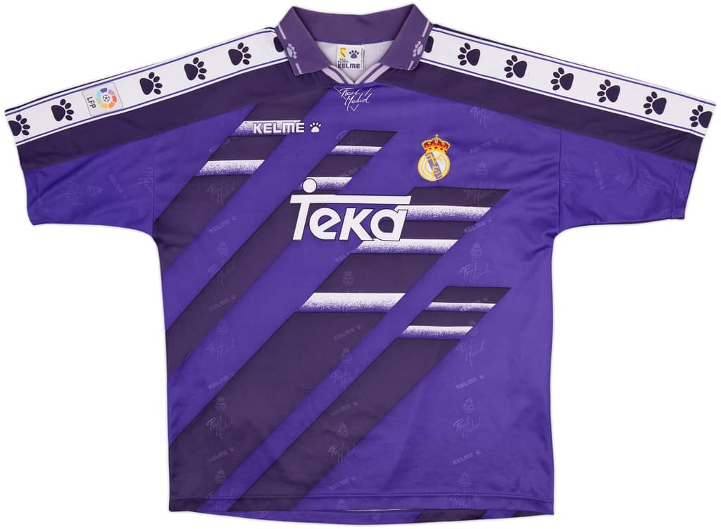 1994-96 Real Madrid Away Shirt - 8/10 - (L)