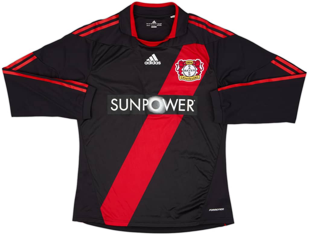 2010-11 Bayer Leverkusen Player Issue Home L/S Shirt - 9/10 - (L)