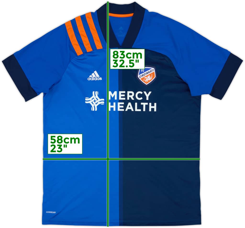 2020 FC Cincinnati Home Shirt - 9/10 - (XL)