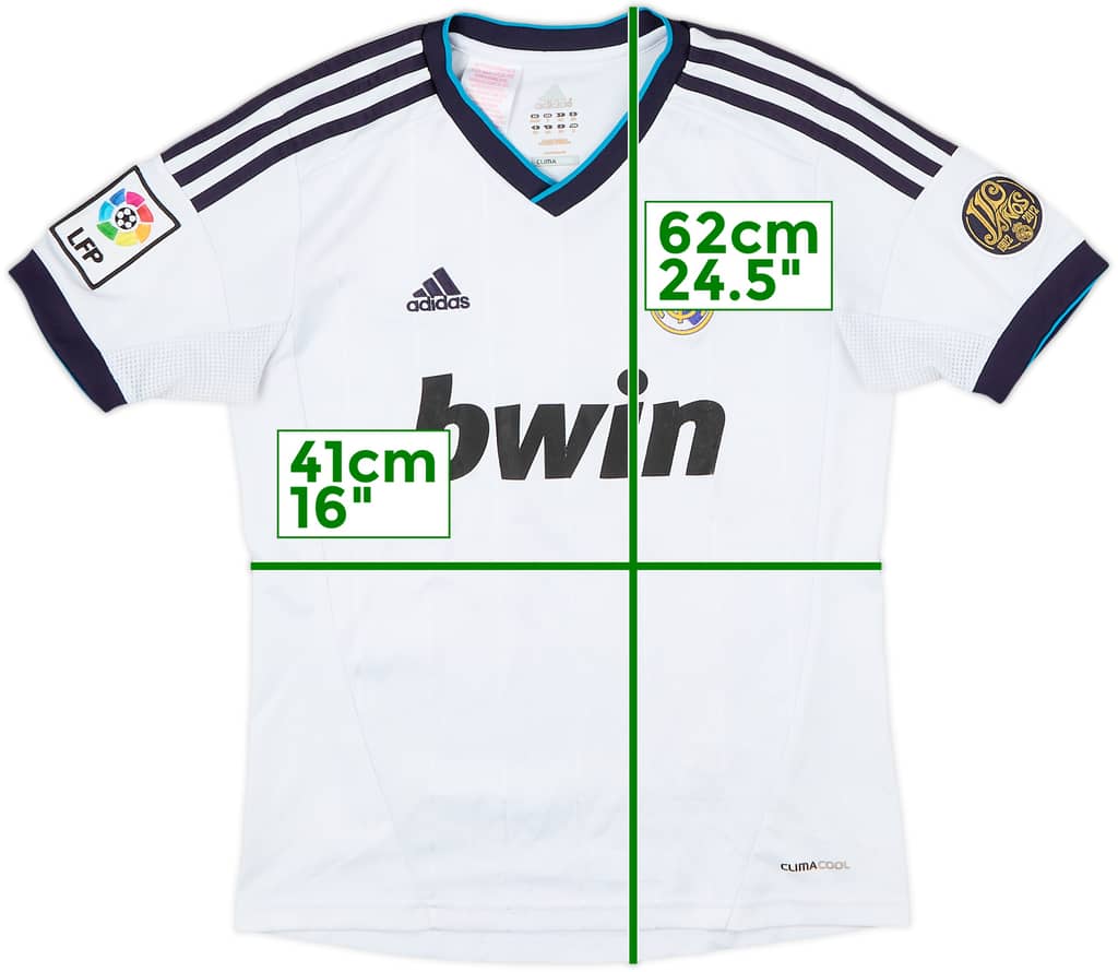2012-13 Real Madrid Home Shirt - 6/10 - (M.Boys)