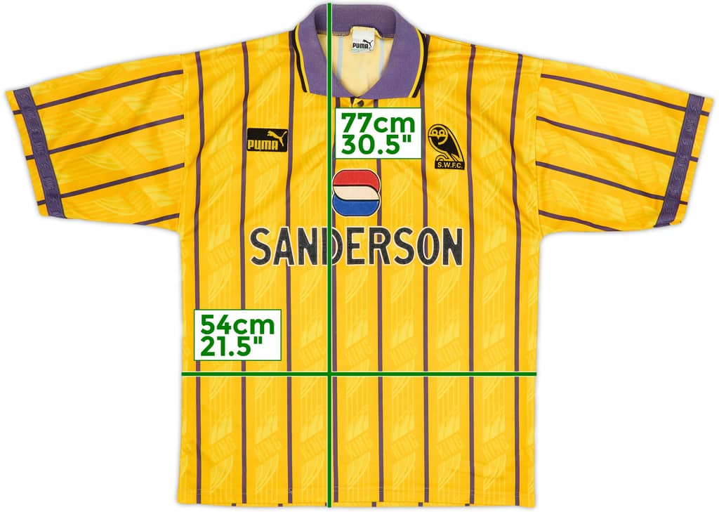1994-96 Sheffield Wednesday Away Shirt - 8/10 - (M)