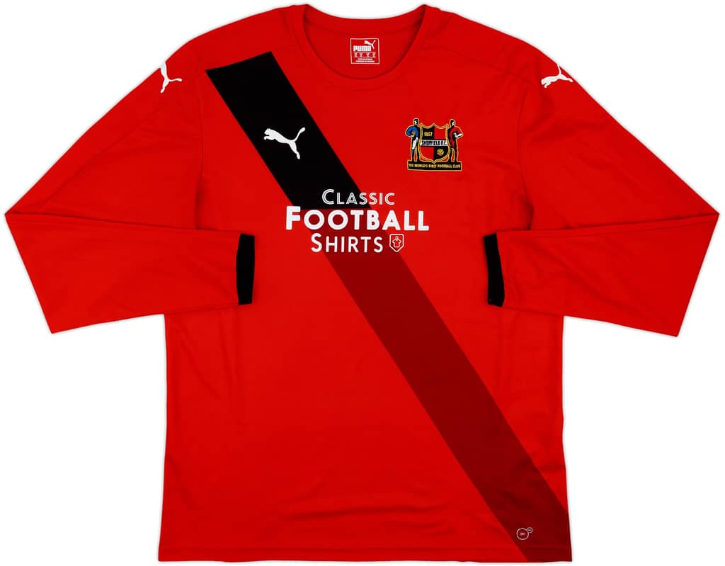 2016-17 Sheffield FC Home L/S Shirt - 7/10 - (XL)