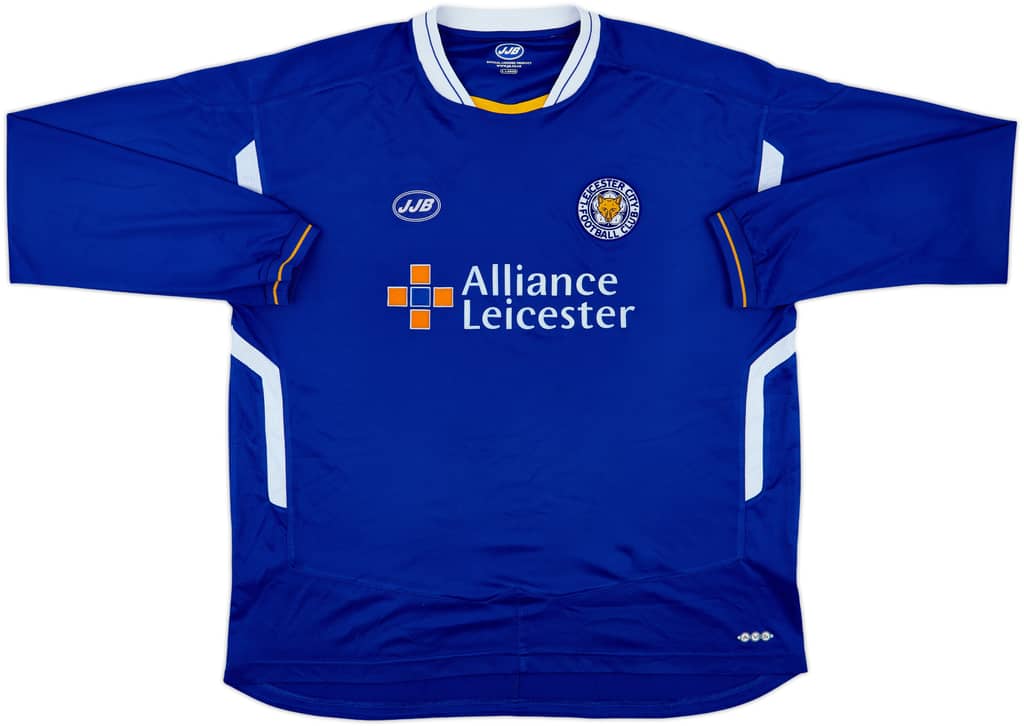 2005-06 Leicester Home L/S Shirt - 8/10 - (XL)