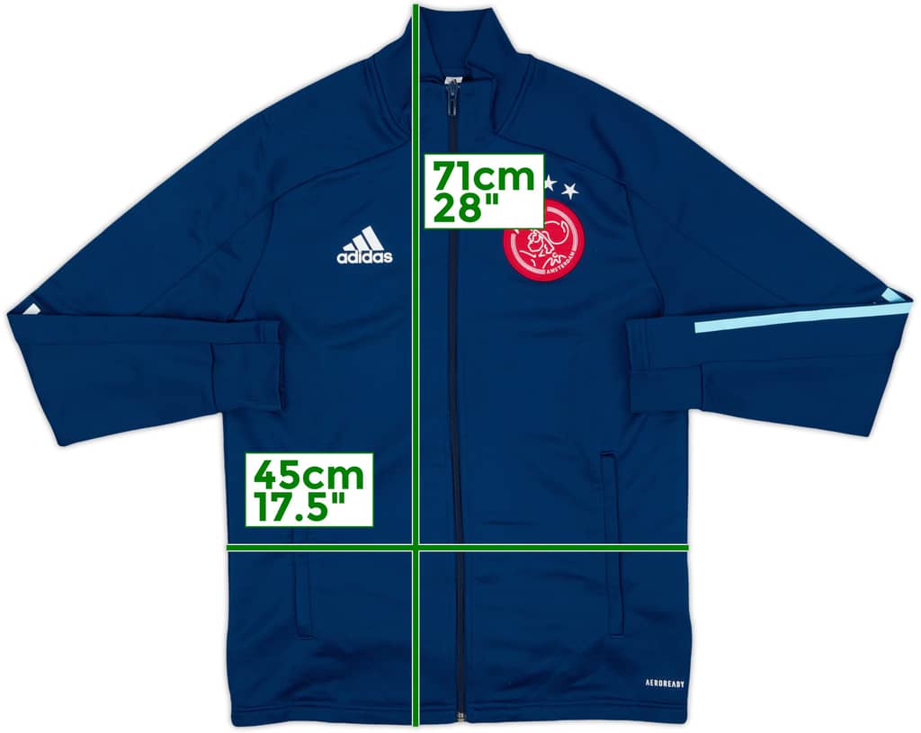 2020-21 Ajax adidas Track Jacket - 8/10 - (L.Boys)