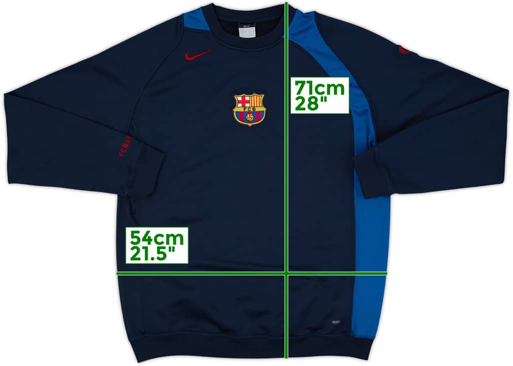 2004-05 Barcelona Nike Sweat Top - 8/10 - (XL)