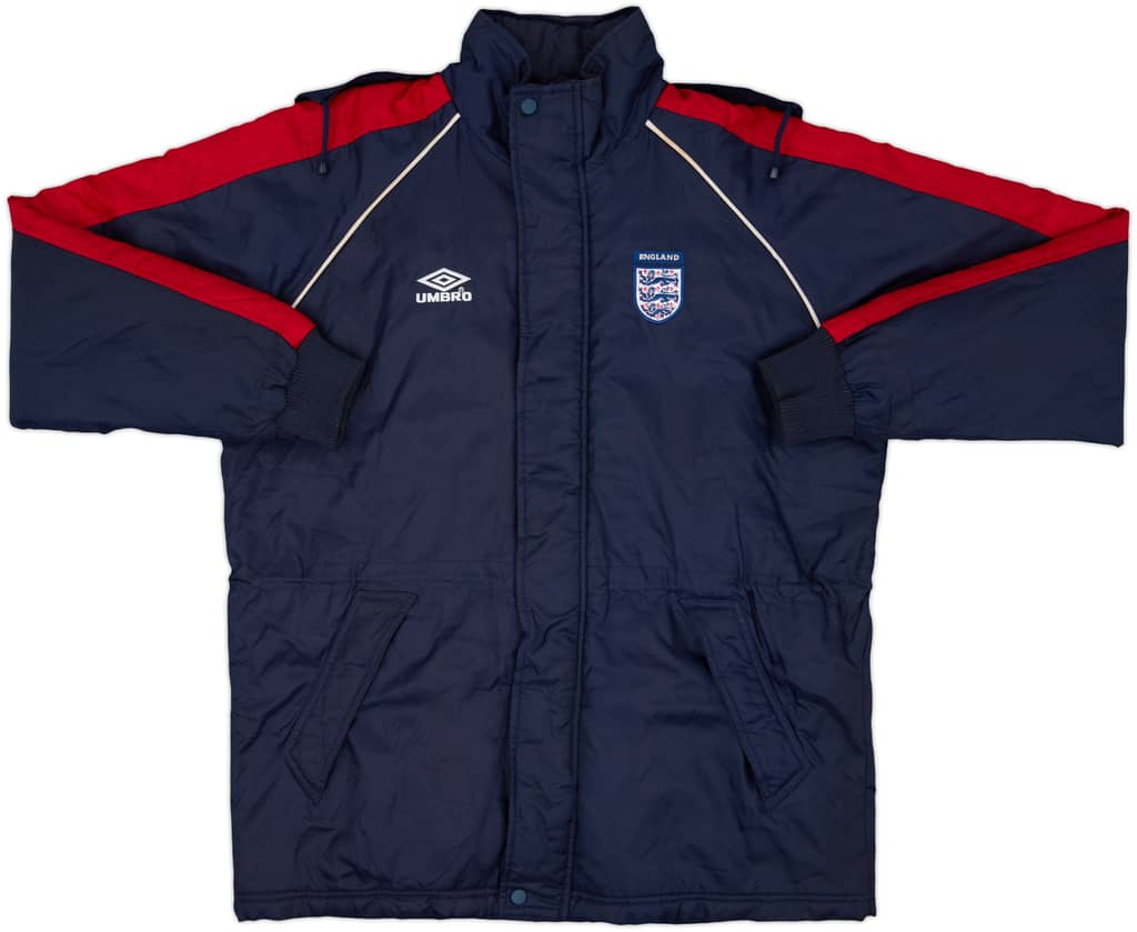 1999-00 England Umbro Padded Bench Coat - 9/10 - (M)