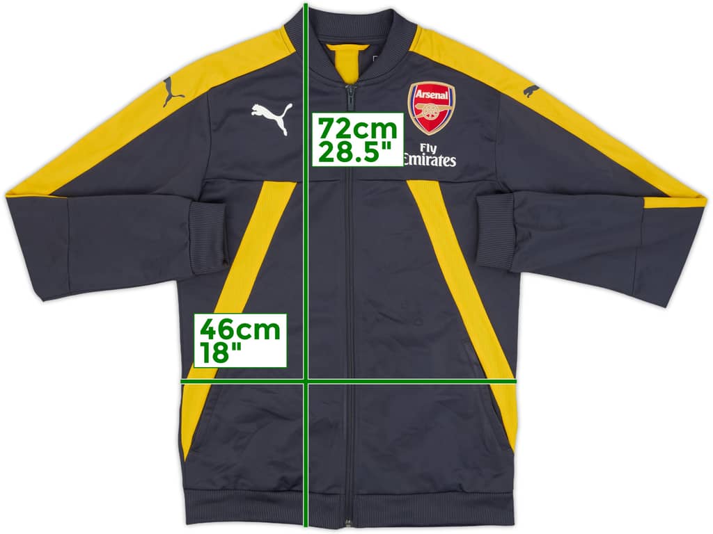 2016-17 Arsenal Puma Track Jacket - 7/10 - (XL.Boys)