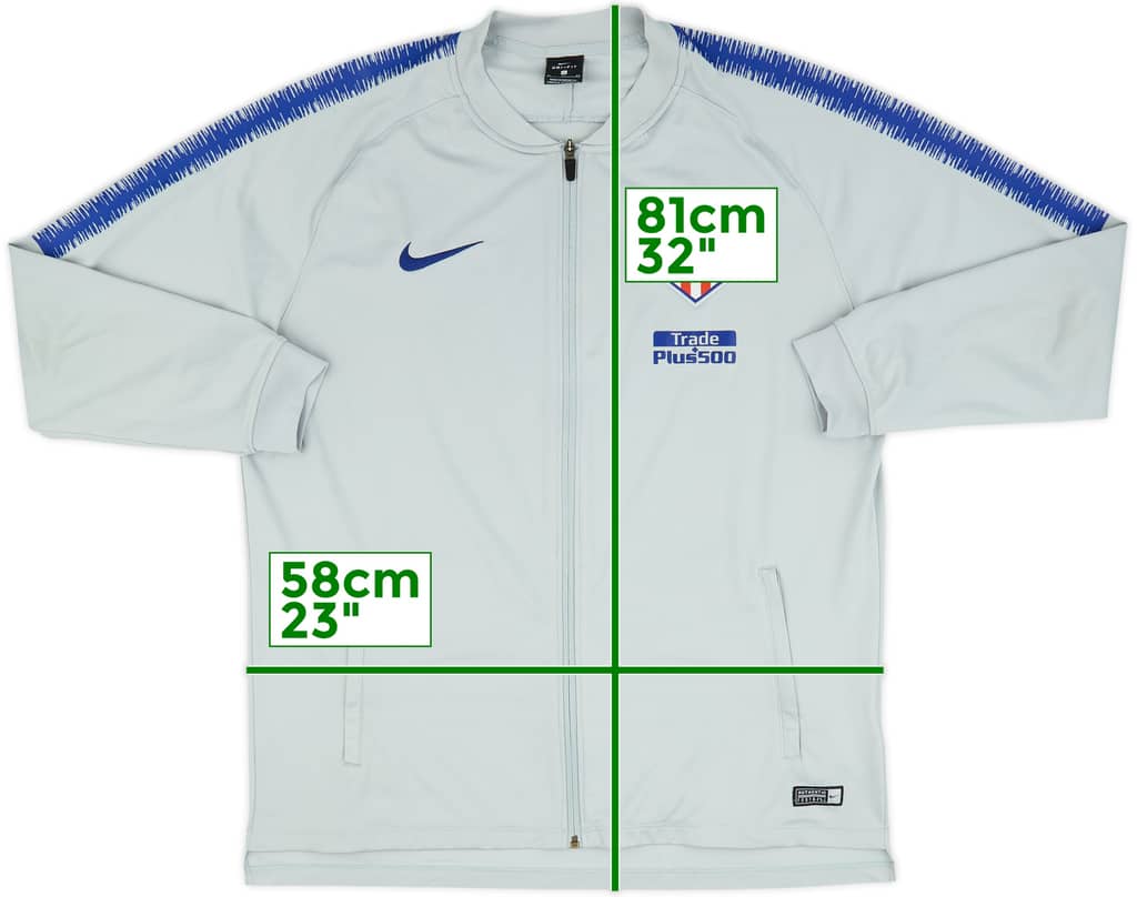 2018-19 Atletico Madrid Nike Track Jacket - 8/10 - (XL)