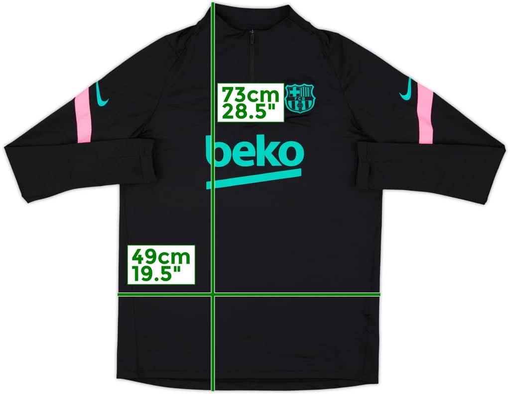 2020-21 Barcelona Nike Vaporknit 1/4 Zip Drill Top - 8/10 - (M)