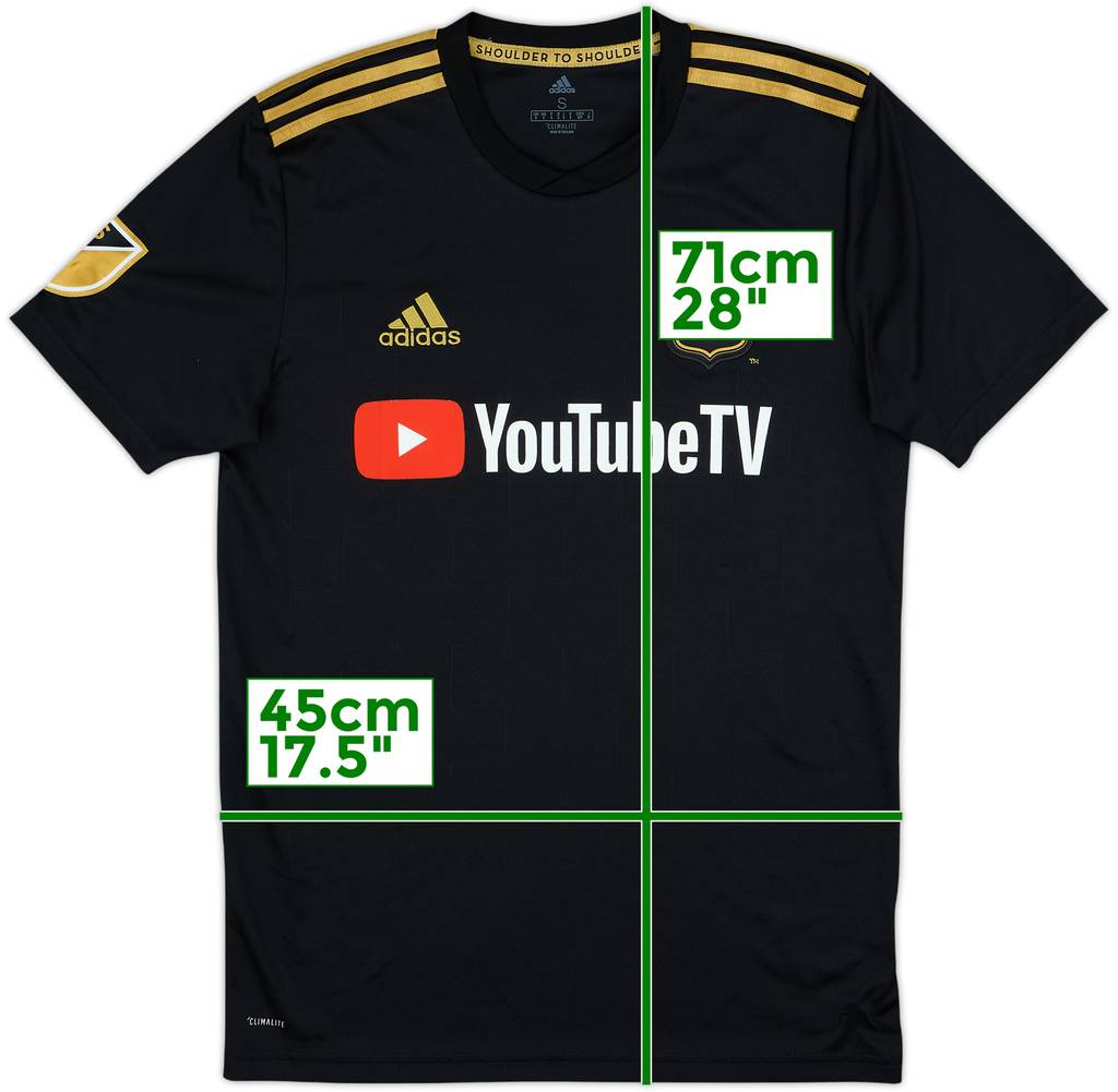 2018 LA FC Home Shirt - 8/10 - (S)