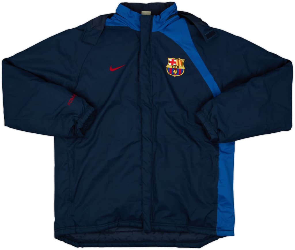 2004-05 Barcelona Nike Padded Bench Coat - 8/10 - (XL)