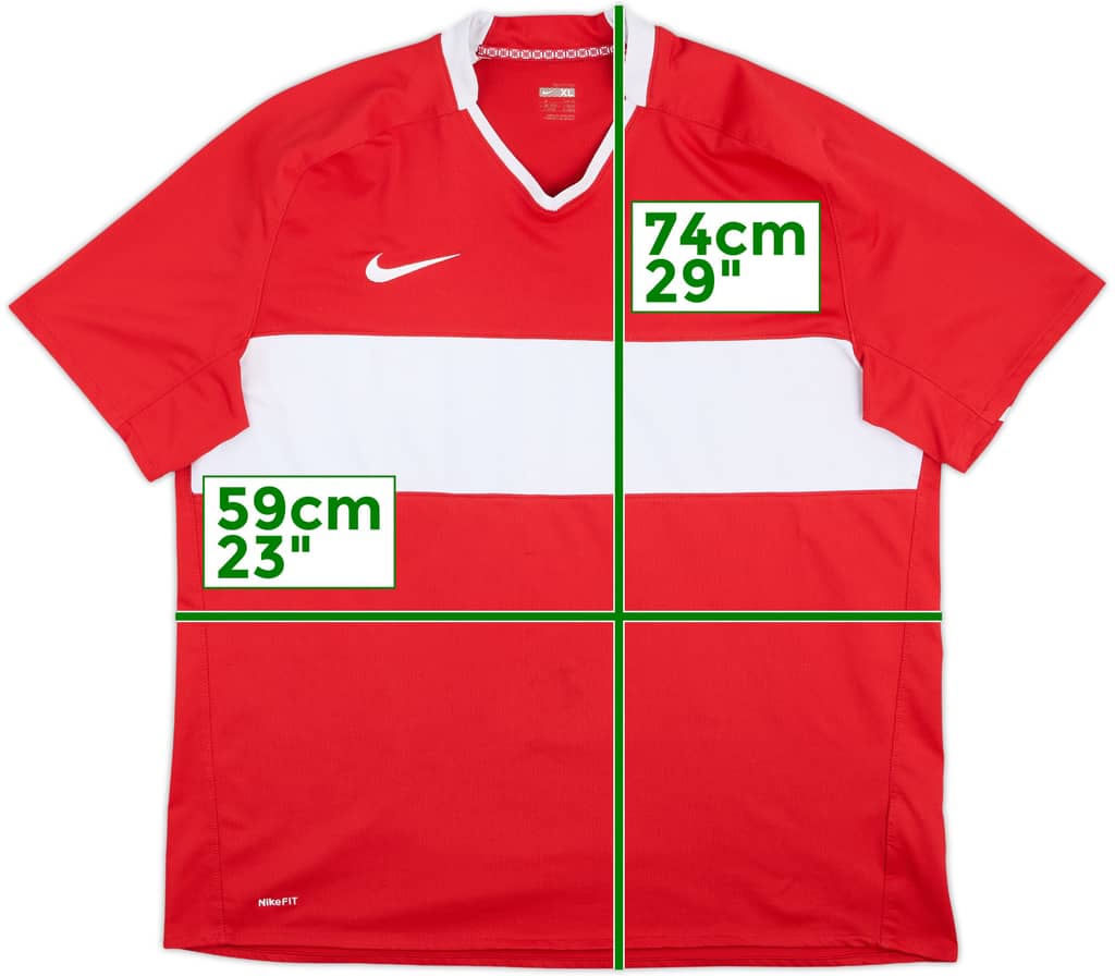 2008-10 Turkey Home Shirt - 7/10 - (XL)