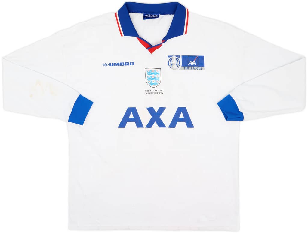 Camiseta de manga larga del Roadshow AXA de la FA Cup 1998-00 - 8/10 - (XL)