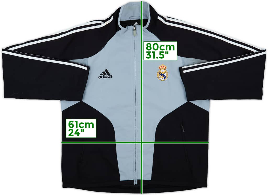 2004-05 Real Madrid adidas Track Jacket - 7/10 - (L/XL)
