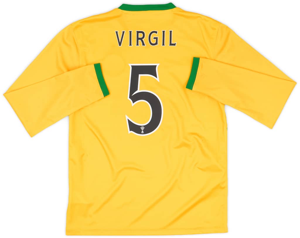 2013-14 Celtic Away L/S Shirt Virgil #5 - 6/10 - (M)