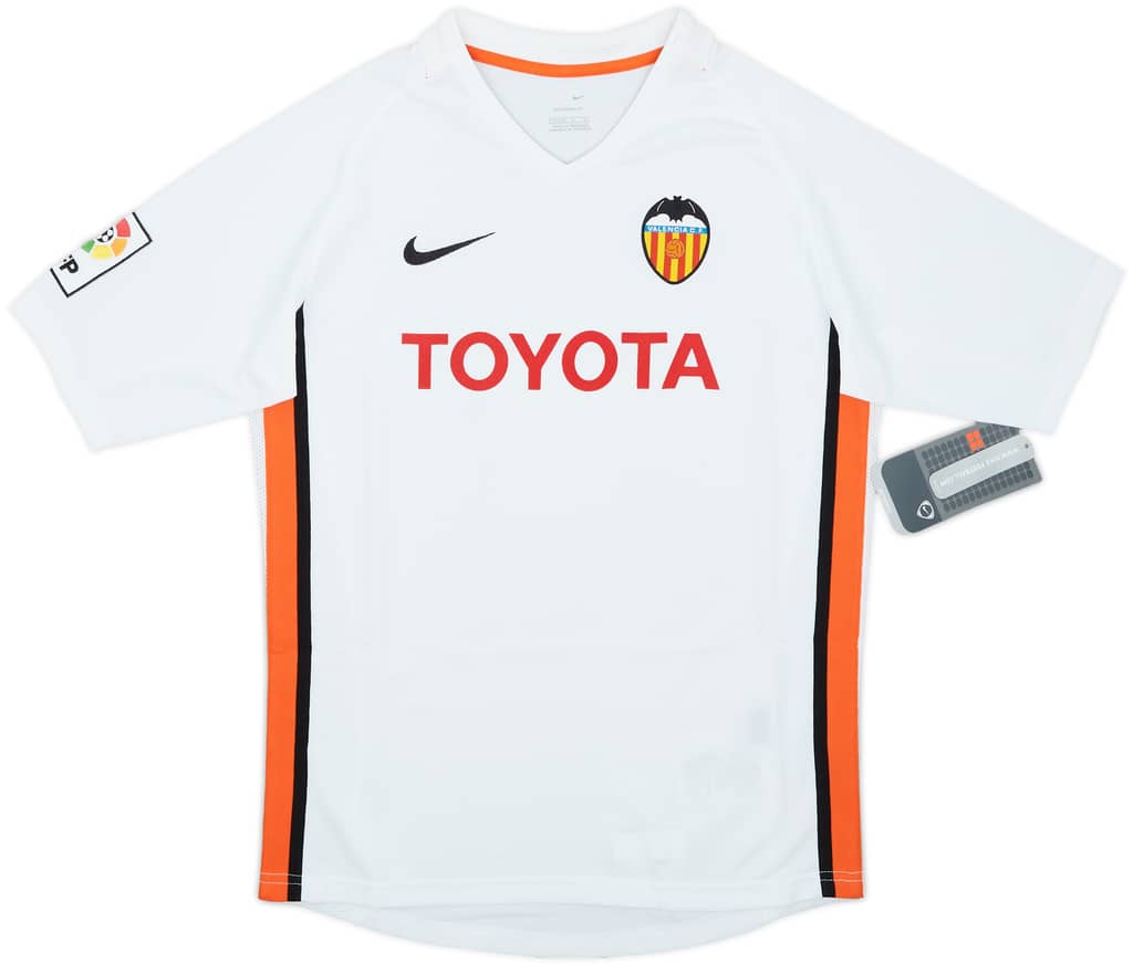 2006-07 Valencia Home Shirt (L.Boys)