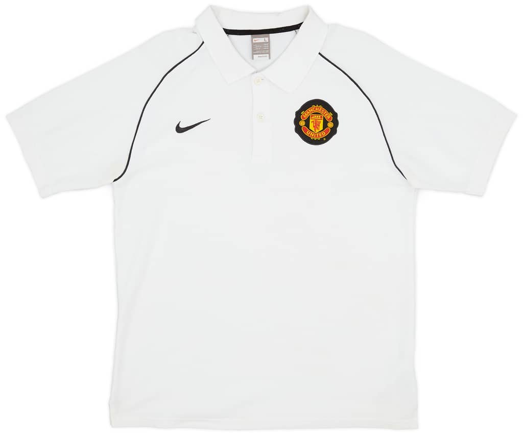 2009-10 Manchester United Nike Polo Shirt - 8/10 - (L)