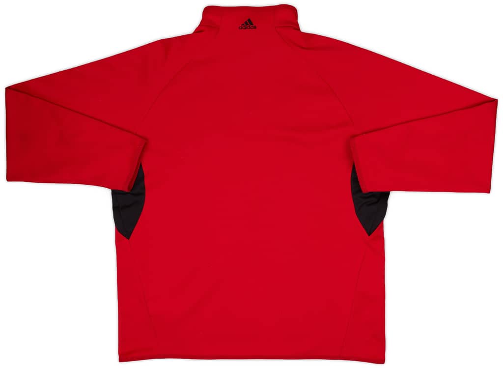 2006-07 AC Milan adidas CL 1/4 Zip Drill Top - 8/10 - (L)