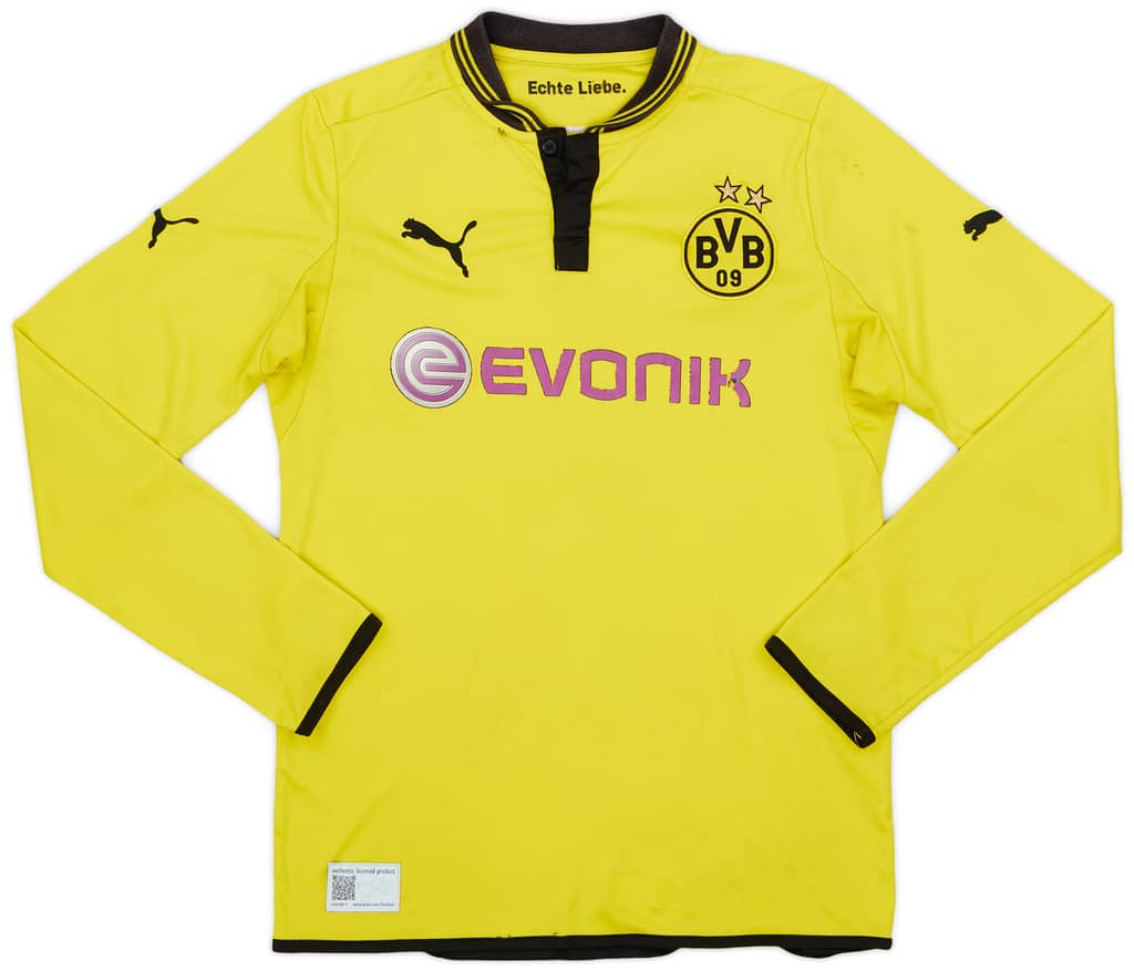 2012-13 Borussia Dortmund Home L/S Shirt - 7/10 - (XL.Boys)