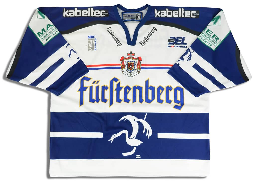 2002-03 Schwenninger Wild Wings Zib #7 Metzen Athletic Signed Jersey (Home) 3XL