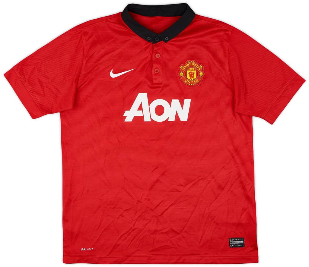 2013-14 Manchester United Home Shirt - 9/10 - (XL.Boys)