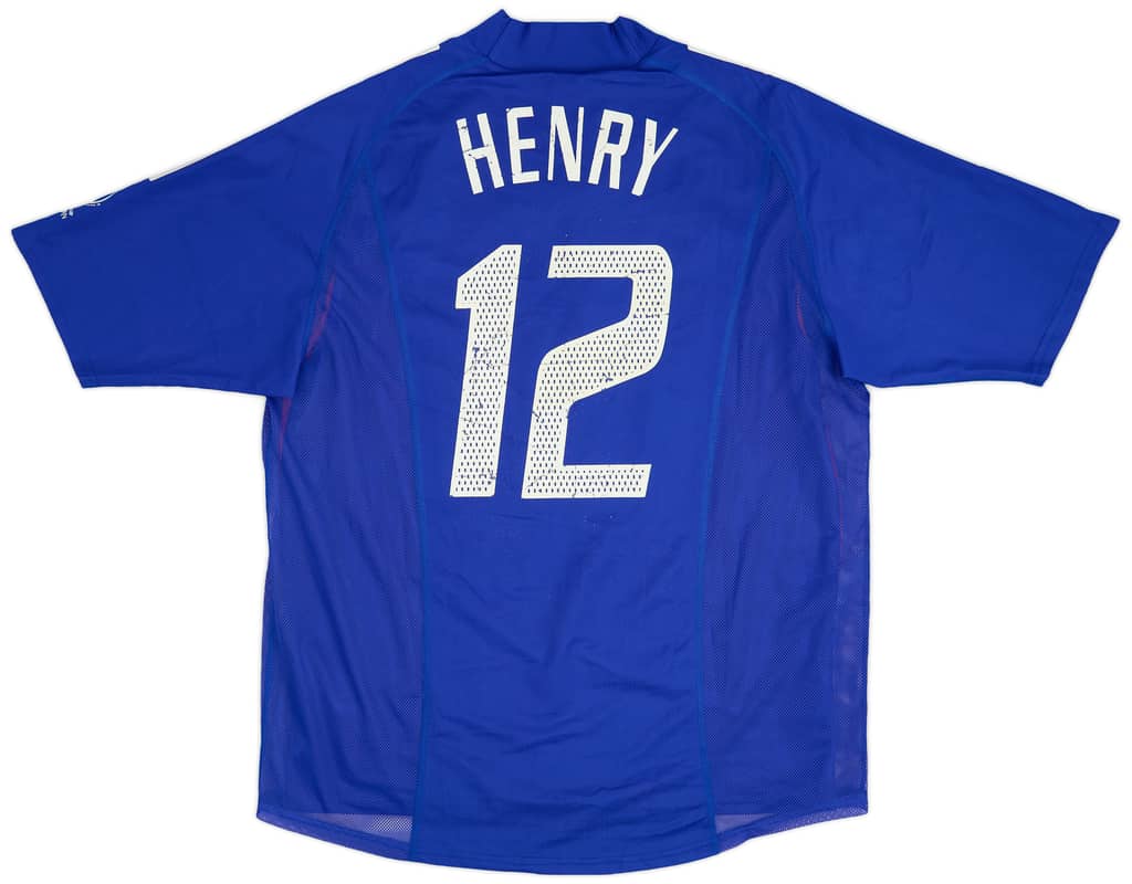 2002-04 France Player Issue Home Shirt Henry #12 - 5/10 - (XL)
