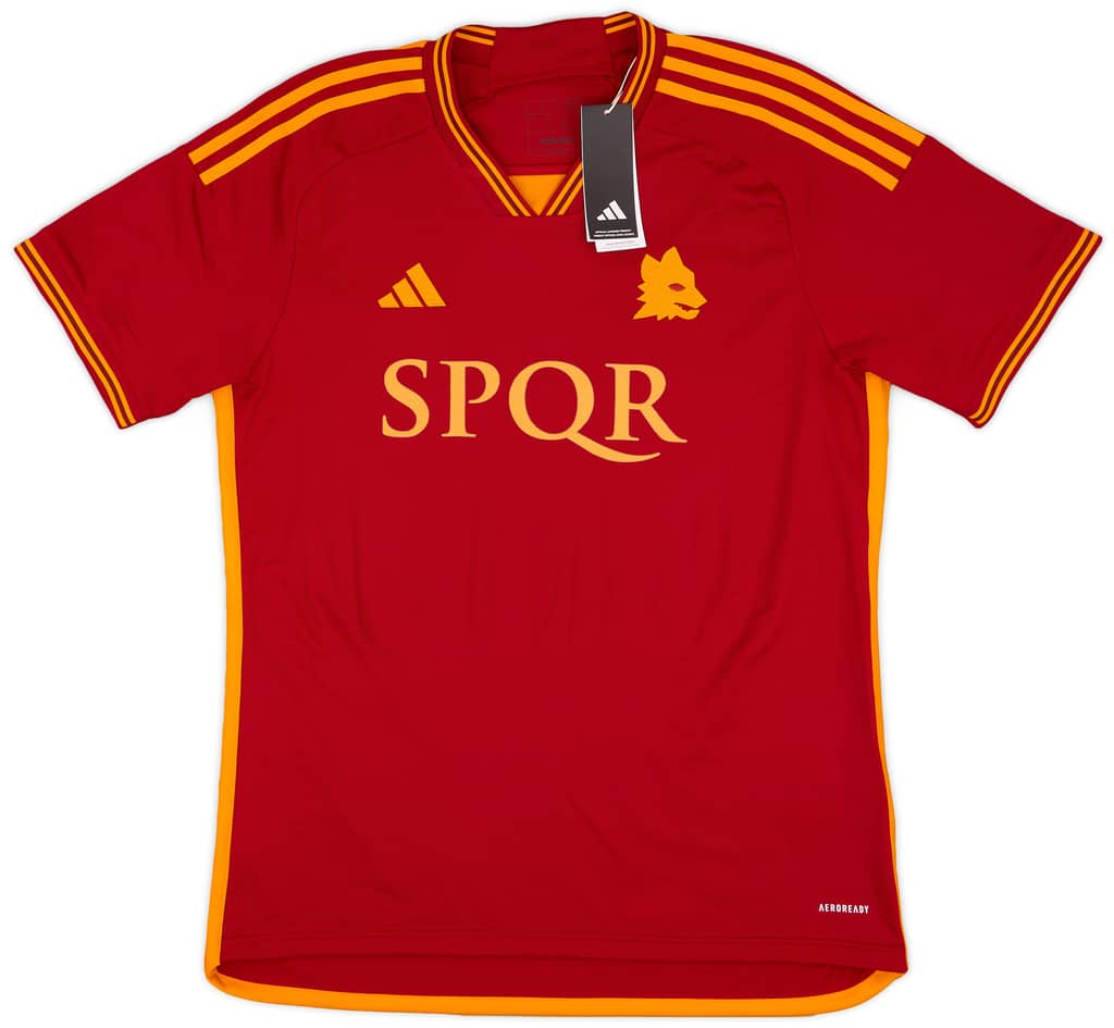 2023-24 Roma Home Shirt Lukaku #90 (L)