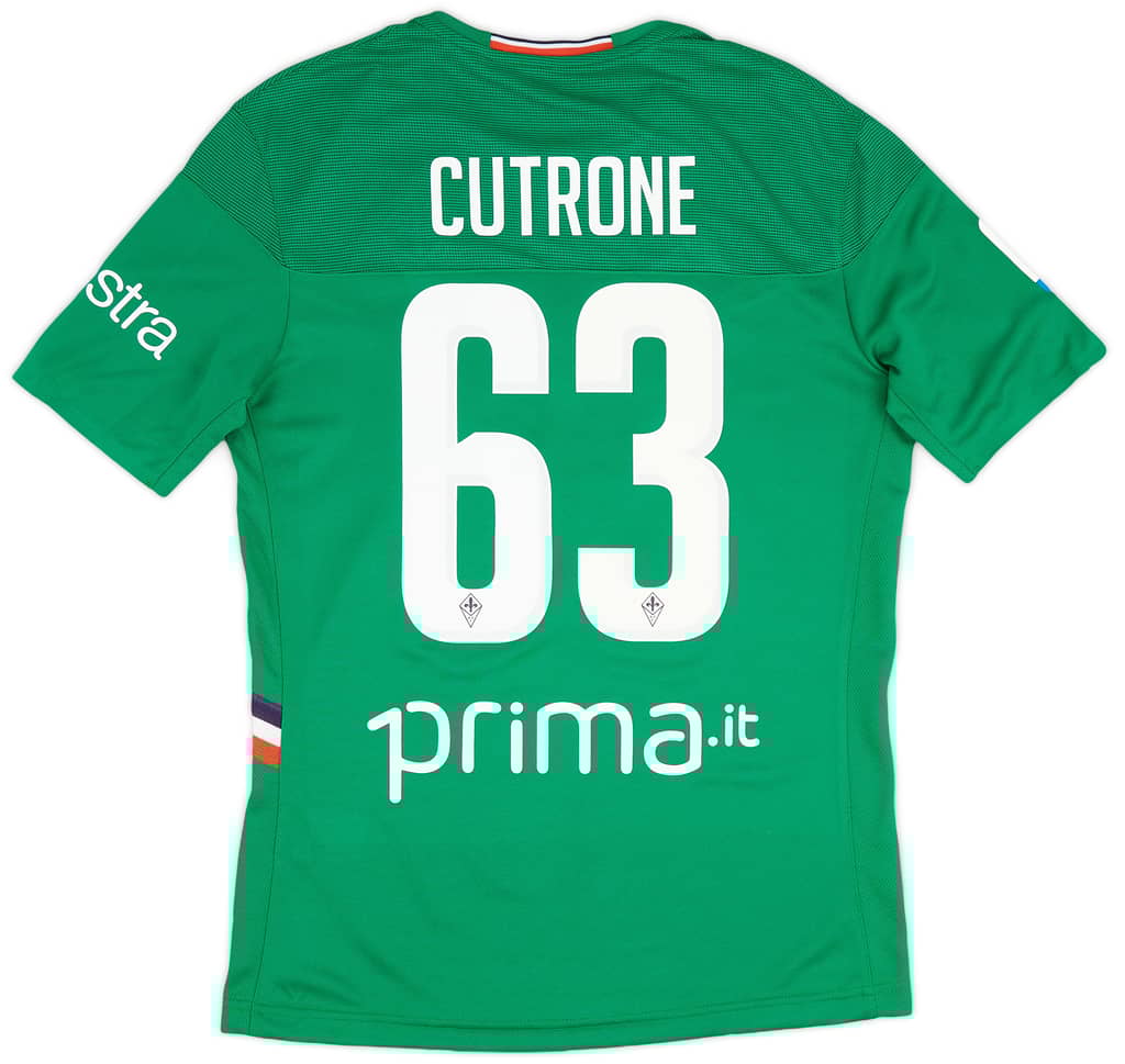 2019-20 Fiorentina Match Issue Third Shirt Cutrone #63 - As New - (M)