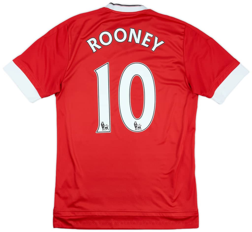 2015-16 Manchester United Home Shirt Rooney #10 - 6/10 - (S)