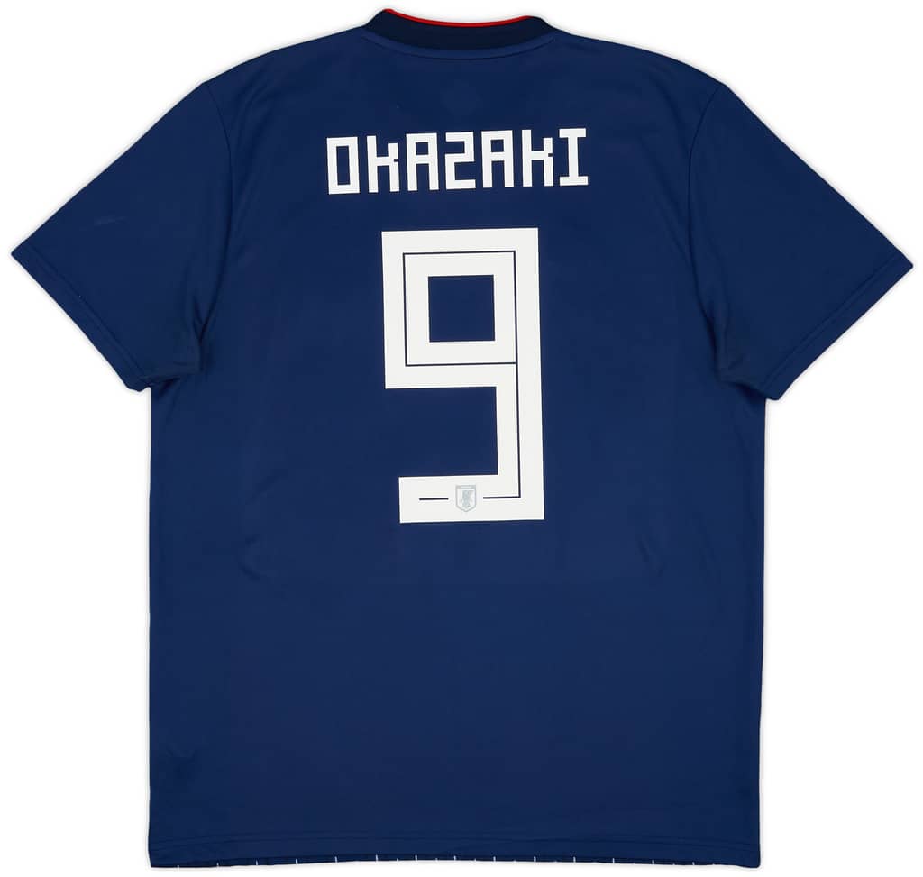2018-19 Japan Home Shirt Okazaki #9 - 8/10 - (L)