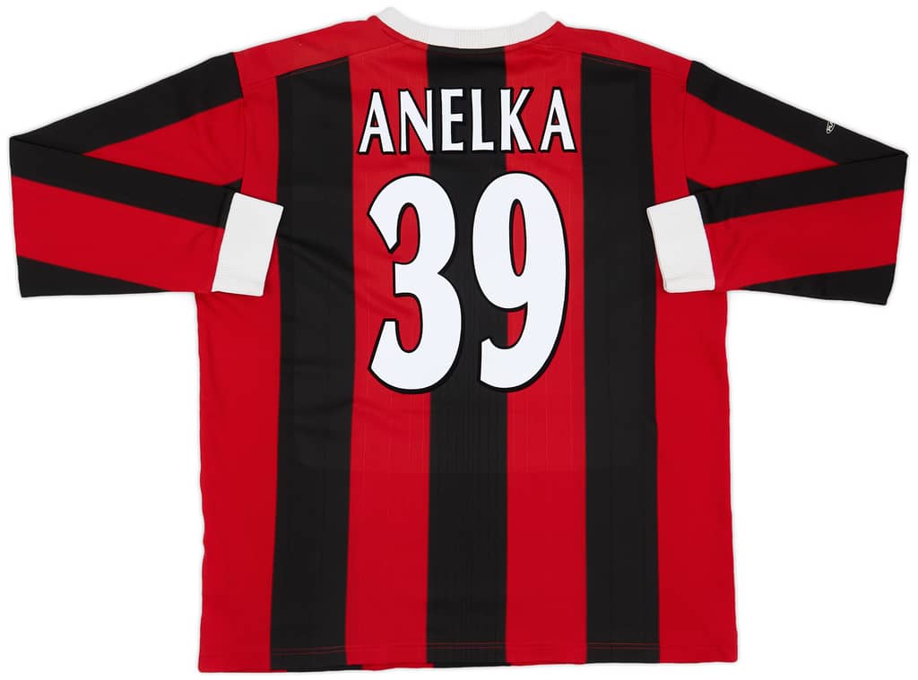 2003-04 Manchester City Away L/S Shirt Anelka #39 - 6/10 - (XL)