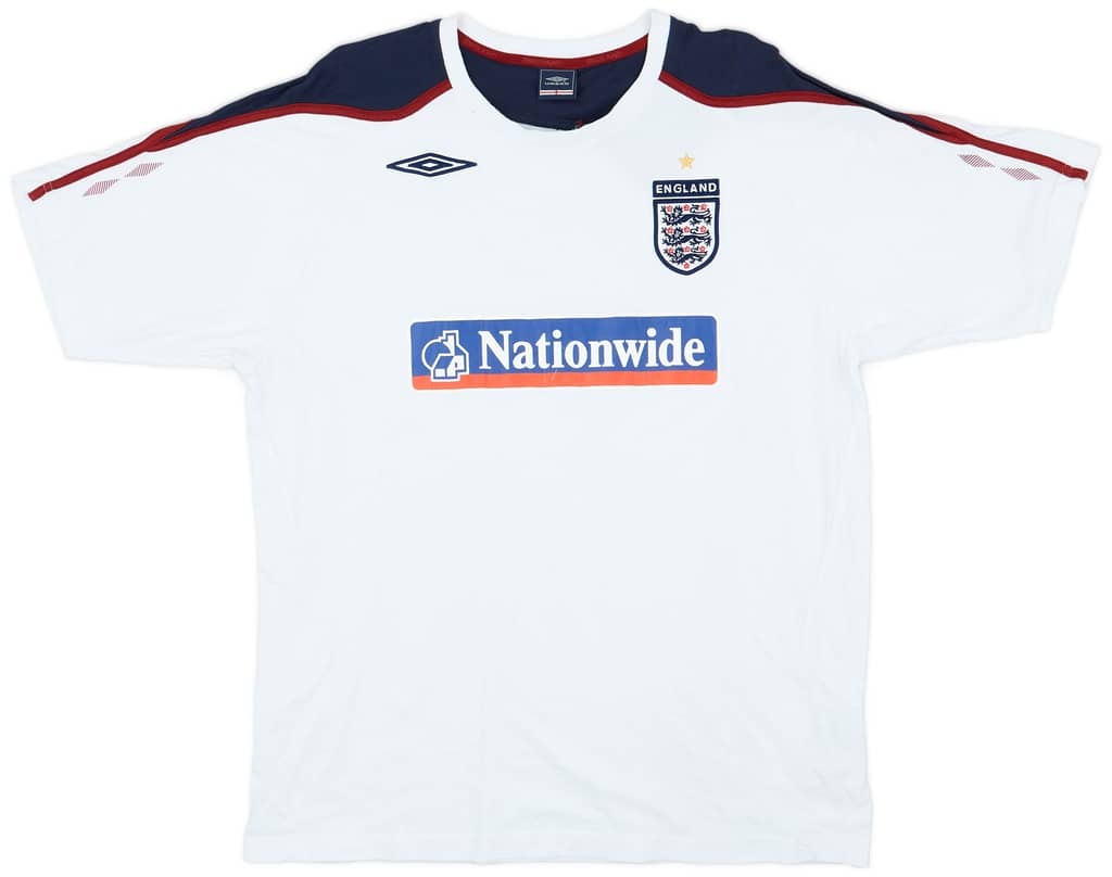 2005-06 England Umbro Training Shirt - 8/10 - (XL)