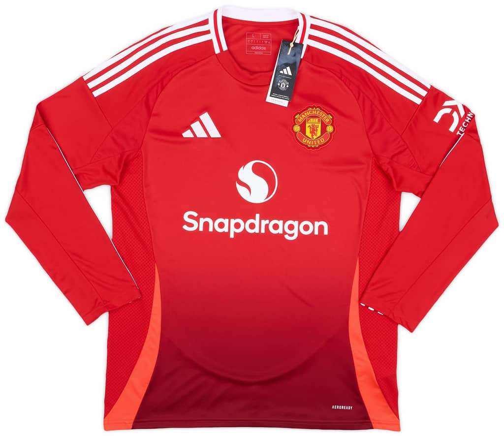 2024-25 Manchester United Home L/S Shirt Zirkzee #11