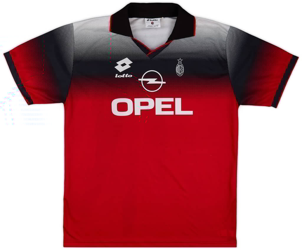 1996-97 AC Milan Lotto Training Shirt - 8/10 - (XXL)