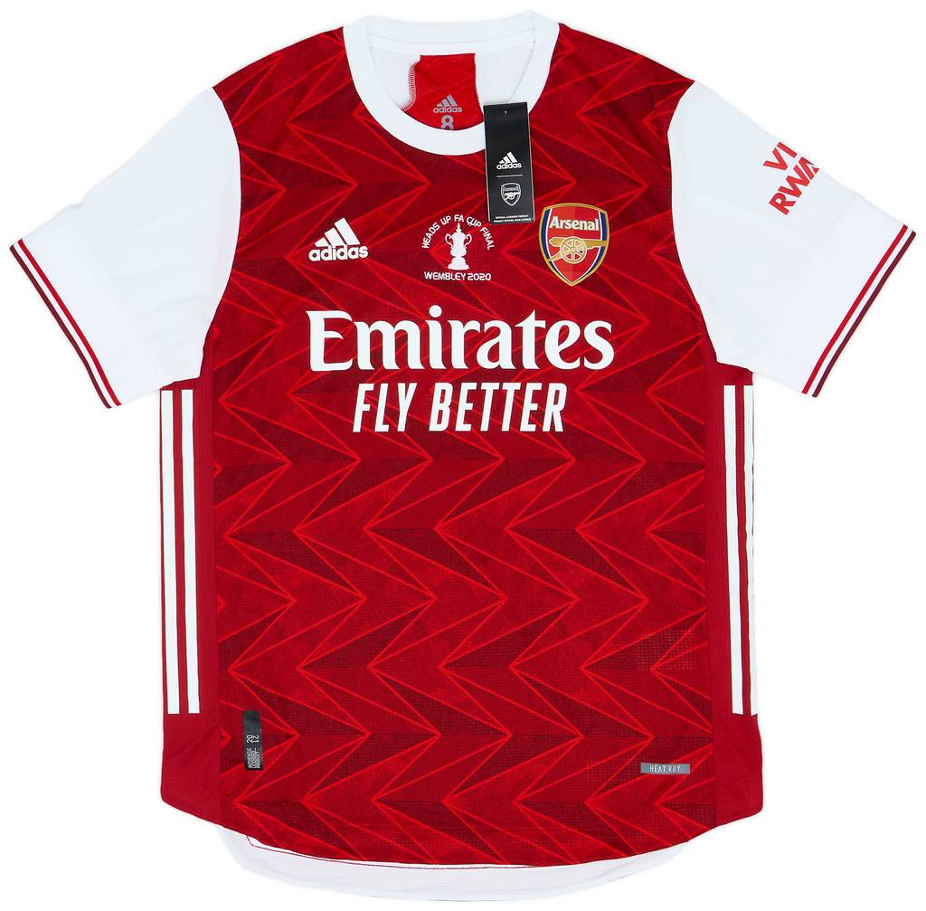 2020 Arsenal Player Issue FA Cup Final Home Shirt - 8/10 - (L)