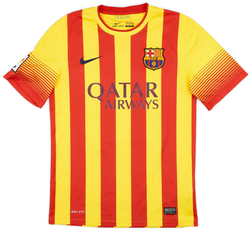 2013-15 Barcelona Away Shirt Messi #10 - 9/10 - (S)