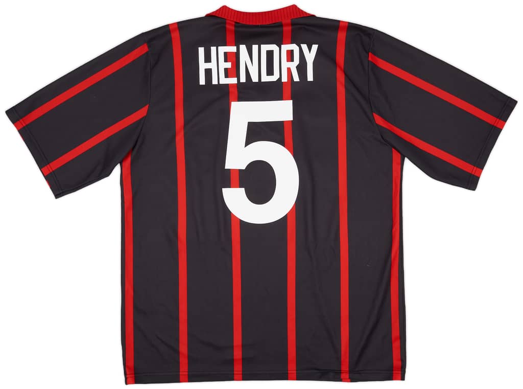 1994-95 Blackburn Away Shirt Hendry #5 - 8/10 - (XL)