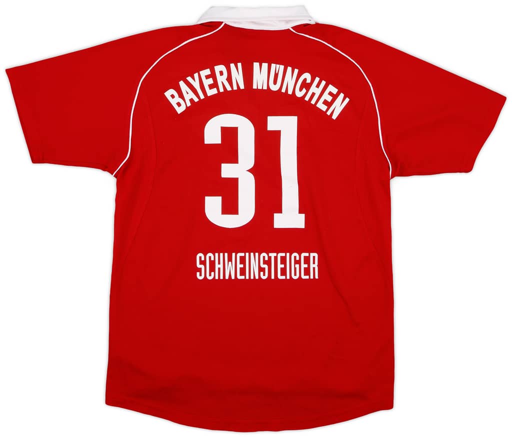 2005-06 Bayern Munich Home Shirt Schweinsteiger #31 - 6/10 - (XL.Boys)