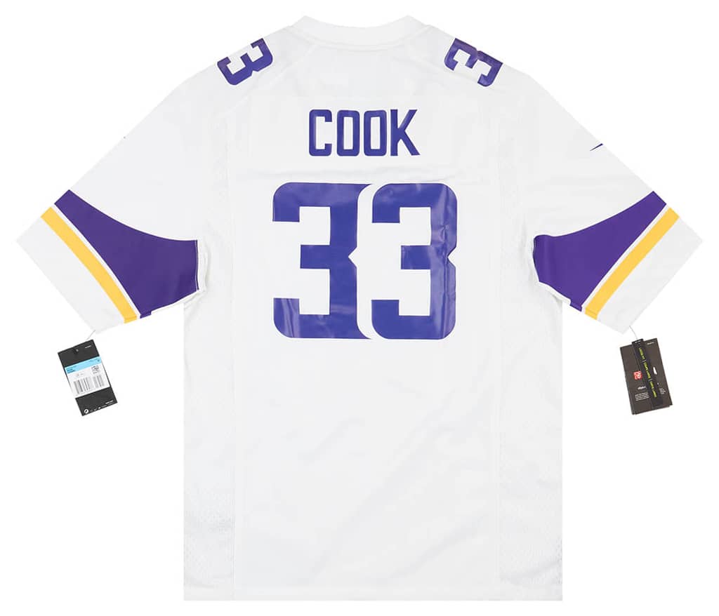 2017-21 Minnesota Vikings Cook #33 Nike Game Jersey (Away) M - W/Tags